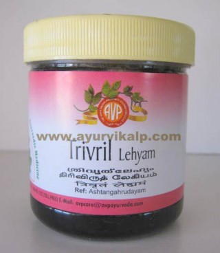 Arya Vaidya Pharmacy, TRIVRIL LEHYAM, 250g,  For Constipation and Laxative